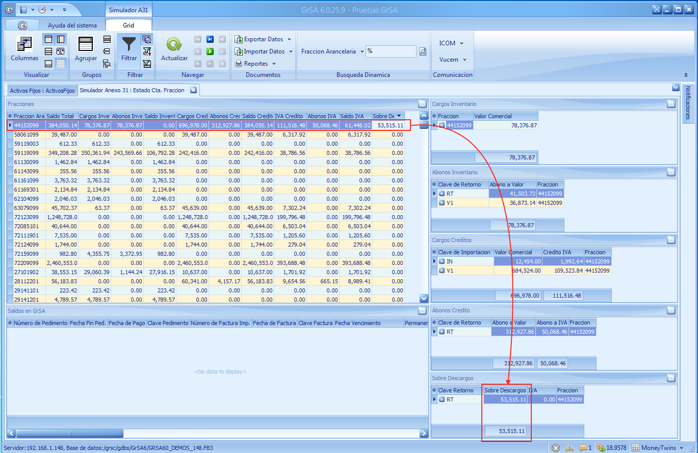 Simulador Anexo 31 GrSA 6.0 – Gr Solucion Aduanera